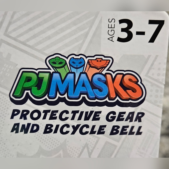 PJMask Protective Gear and Bicycle Bell (Ages 3 - 7, NWT) - Picture 5 of 5